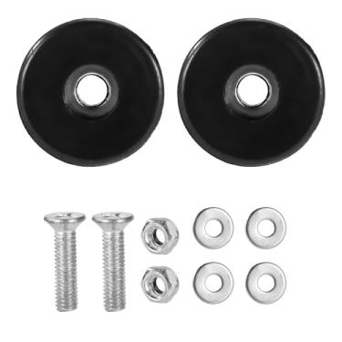 Imagem de lasuroa 2un Pés Borracha Serviço Pesado, de Borracha para Serviço Pesado com Kit de Parafusos Pés Antivibração para Geradores Lavadoras Alta Pressão Compressores Ar