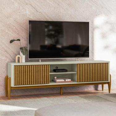 Imagem de Rack Sereno para Tv até 55 polegadas com Ripado 2 Portas de Correr 180