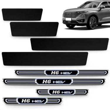 Imagem de Soleria de Porta Adesiva Elegance Haval H6 Phev 2023 2024 4 Portas