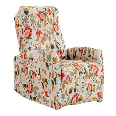 Imagem de Capas para cadeira reclinável, 4 peças, impermeável, pequena, reclinável, capa reclinável para cadeira reclinável Lazyboy com bolso de armazenamento, protetor de móveis para sala de estar, A04