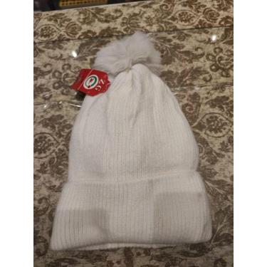 Imagem de Touca Feminina La Capuz Pompom Térmica Frio Intenso - Zg, Branco liso
