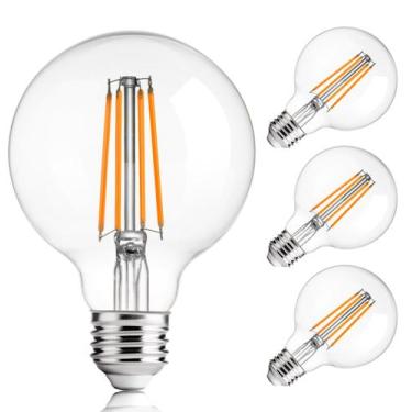 Imagem de Lâmpadas LED Globe Edison FLSNT G25 para penteadeira de banheiro, paco