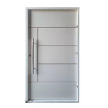 Imagem de Porta Pivotante De Madeira Branca Atenas 2,10x1,02 Lado Esquerdo