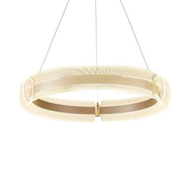 Imagem de Lustre Pendente Nordecor Dalen 2960 80cm Ouro Brilho Bivolt - Mbled/No