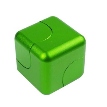 Imagem de Anti-ansiedade Spinning Fidget Toys Brinquedo giratório 4-em-1 metálic