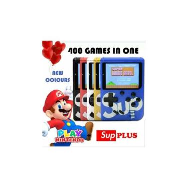 Imagem de Consola de jogos portátil Sup Retro Mini 400 Games com controle remoto