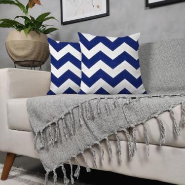 Imagem de Genérico, Kit Manta Para Sofá Cinza + 2 Capas De Almofada Com Zíper Cor:08