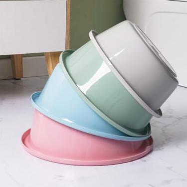 Imagem de Zerodis Lavanderia de Lavagem de Plástico Redonda e Pias de Utilidades de Utilidades de Acampamento Empilhável Bacia de Acampamento Bacia de Lavagem do Dormitório Pequeno Lavatório Multiuso para