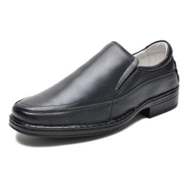 Imagem de Sapato Social Mocassim Masculino Liso Elástico Conforto-Masculino
