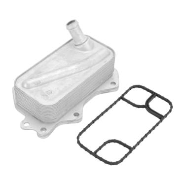 Imagem de Partuto Resfriador de óleo do motor para Jeep WK2 Series Grand Cherokee L4 2.0L 2022-2024 Refrigerador de óleo de transmissão Arruela refrigerador Trans No. 5048312AB Liga de alumínio 1 conjunto