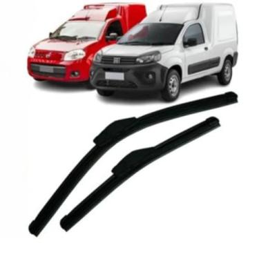 Imagem de TIGER AUTO KIT PALHETAS DE PARABRISA EM SILICONE PREMIUM, COMPATÍVEL FIAT FIORINO 2014 A 2021, VISÃO SEGURA E LIMPEZA EFICIENTE