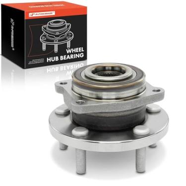 Imagem de A-Premium Rolamento de roda dianteira e conjunto de cubo com 5 terminais compatíveis com Chrysler 200 2011-2014, Sebring 2007-2010, Dodge Avenger 2008-2014, Caliber 2009