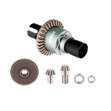Imagem de NMNRC Steel Differential Diff & Spur Input Gear Kit for HyperGO 1/16 H16BM H16PL H16GT H16DR 16207 16208 16209 16210 1/14 H14BM 14209 14210 14301 14303 Upgrades Part Gray