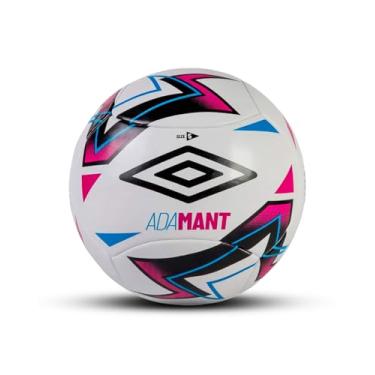 Imagem de Bola de Futebol Society Umbro Adamant (Branco/Preto/Cloisonne/Rosa)