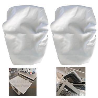 Imagem de WUMSTOT Tampas De Placa Inferior 16X24 Para Máquina Prensa Térmica, Estabilizador Almofada Resistente Com Bordas Elásticas 8 Mm - Transferências Dtf Comerciais E Produção Em Massa (Conjunto 2)