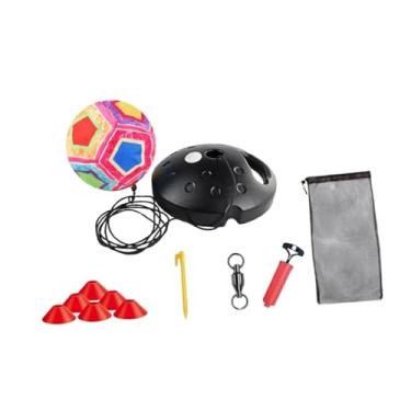 Imagem de RNXRZANK Trenzinho de Futebol Solo, Chute de Futebol, para Adultos, Parque, Multifuncional, Mãos, Quintal Ao Ar Livre, Jardim, Crianças, Futebol, Retorno, Style B