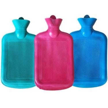 Imagem de Kit 3 Bolsas Borracha Água Quente Compressa Gelo 1,8L - Purus Utilidad