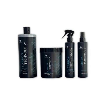 Imagem de Kit de Cauterização Carbon Technology Hair Princess - 4 Passos para Ca