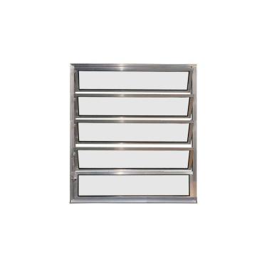 Imagem de Vitro Basculante de Alumínio Brilhante 100x40 Linha 25