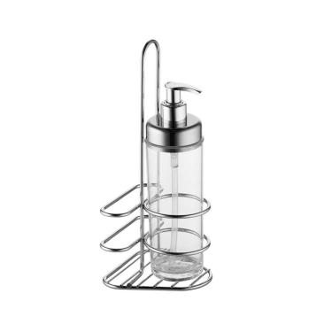Imagem de Suporte Porta Detergente e Esponja Com Dispenser Organizador