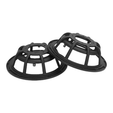 Imagem de Generic 2 Peças de Molduras de Woofer para Bacia de Alto-falante, Cestas de Alto-falante de Alumínio Fundido, Peças DIY para Subwoofers PA DJ Diâmetro Externo 223 Mm para Produção de