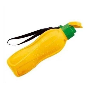 Imagem de Garrafa Eco Tupperware 500ml Amarela Verde