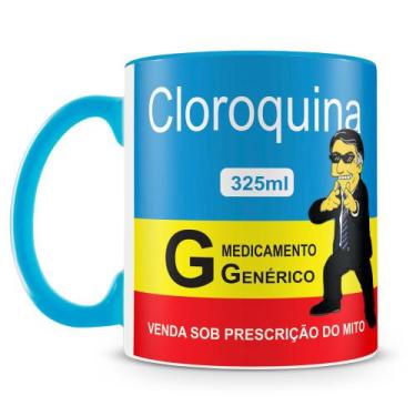 Imagem de Caneca Divertida Estampa Remédio Cloroquina 325ml - Amo Canecas