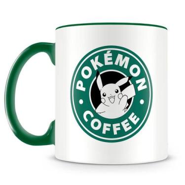Imagem de Caneca de Porcelana Pokémon Coffee - Alta Resistência e Brilho - Amo C