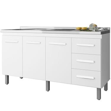 Imagem de Balcao Para Pia 3P 3G 160 cm Emily Mobbs