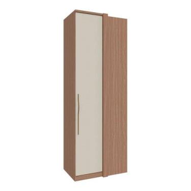 Imagem de Guarda Roupa 1 Porta Correr Para Canto Reto 841mm Setiba Plus Rimo Car