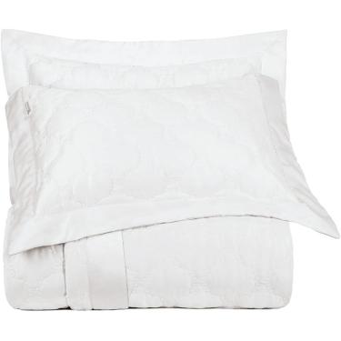 Imagem de Kit Colcha3 Pçs Casal Altenburg Cetim 300 Fios Heritage 100% Algodão 230x260cm