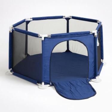 Imagem de Cercadinho P/ Bebês Chiqueirinho Portátil Com Bolinhas Deend