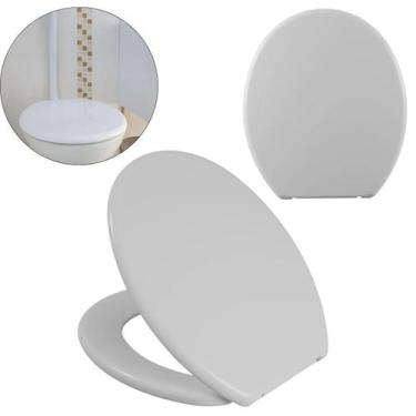 Imagem de Assento Vaso Sanitário Tampa Oval Soft Universal Branco - Astra