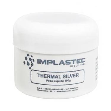 Imagem de Pasta Térmica Implastec Thermal Silver, 100g