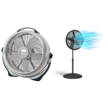 Imagem de Circulador de ar Fan Lasko Wind Machine 1827 de 3 velocidades preto