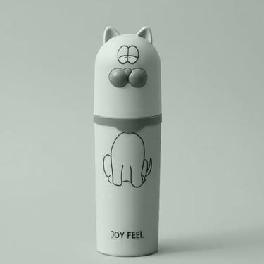 Imagem de Novo suporte de escova de dentes fofo para gatos, copo portátil para escova de dentes, conjunto de viagem com estojo de escova de dentes, kit de higiene bucal