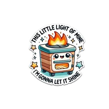 Imagem de 3 adesivos engraçados - Decalques de vinil multisuperfícies para mala, geladeira, capacete - presentes divertidos para amigos e colegas de trabalho