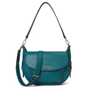 Imagem de GUESS Bolsa de ombro Marsha Flap, azul-petróleo