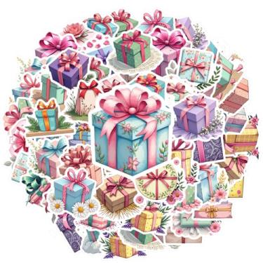 Imagem de 35 pçs presente celebração presente fita laço adesivos brinquedos adesivos engraçados fita para mala geladeira telefone bagagem laptop guitarra carro adesivos brinquedos notebook bagagem celular copo