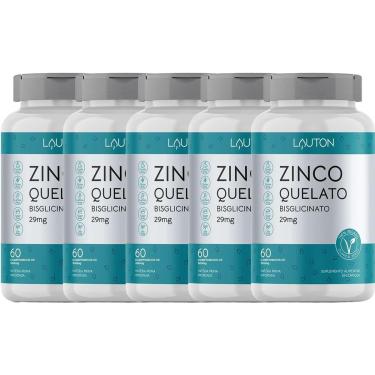 Imagem de Kit 5X Zinco Quelato - 60 Comprimidos - Lauton Nutrition-Masculino