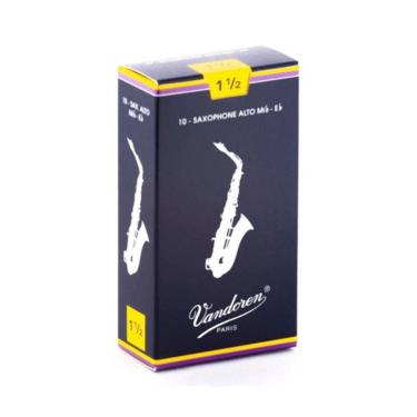 Imagem de Palhetas Vandoren Sax Alto Nº 1,5 Caixa Com 10 Unidades