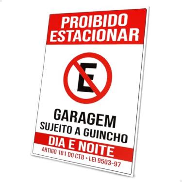 Imagem de SPORTINOX, Placa De Proibido Estacionar Carga E Descarga 60x40cm Grande