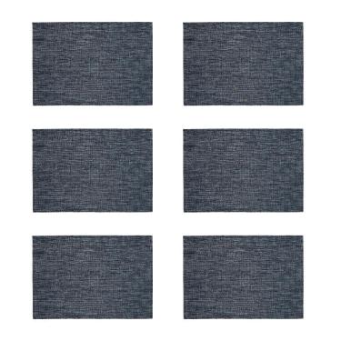 Imagem de Jogo Americano Copa E Cia 6 Peças Trama Cielo