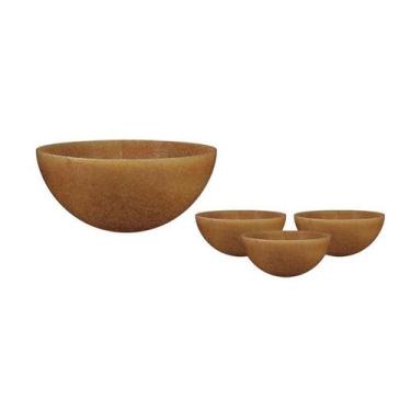 Imagem de Kit 4 Mini Bowl Fibra Madeira Green 240Ml - Bb Store