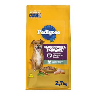 Imagem de Ração Pedigree Barriguinha Saudável Peru Cães Adultos Raças Pequenas e Minis 2,7 kg