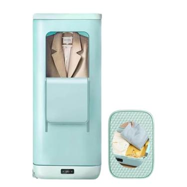 Imagem de Secador de roupas elétrico, ar aquecido portátil de 850 W, capacidade de 10 kg, prateleira de secagem de roupas dobrável, cavalo interno com temporizador de 180 minutos, mini máquina de secar roupas