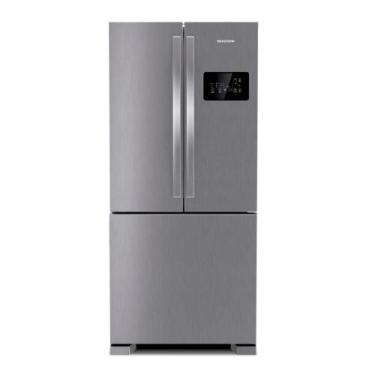 Imagem de Geladeira Brastemp 554 Litros Frost Free Side Inverse 3 Portas Inox BR