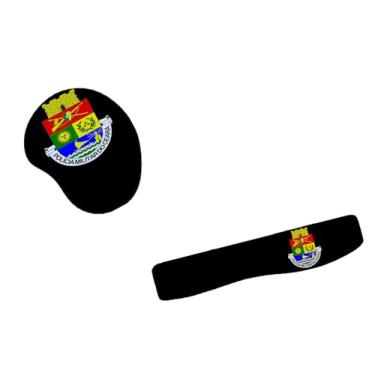 Imagem de Kit Mouse Pad e Apoio de Teclado PM Ceará