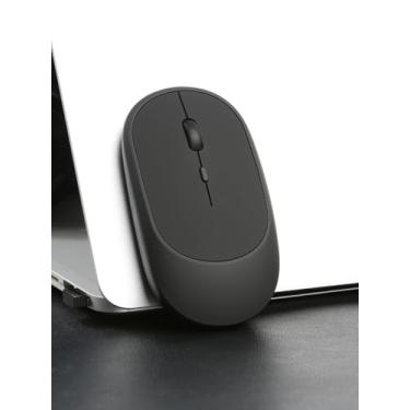 Imagem de Mouse sem fio, bateria de longa duração, nano receptor USB, leve e portátil, ideal para funcionários de escritório, mouse de 4 botões, para laptop, PC, Chromebook, Mac.