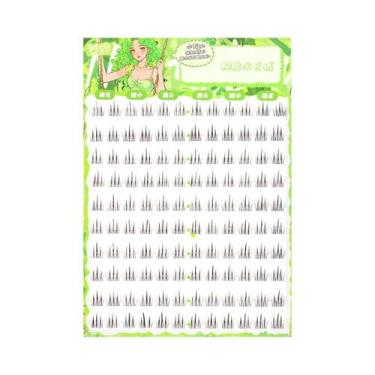 Imagem de Cílios Postiços Individuais Curtos Sem Cola Necessária, Grupos De Cíli